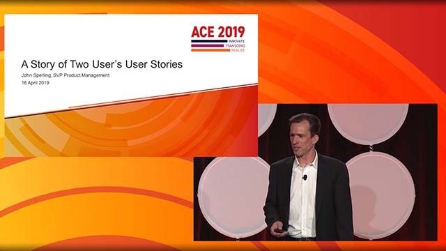 ACE 2019 - John Sperling: A Story of Two User's User Stories