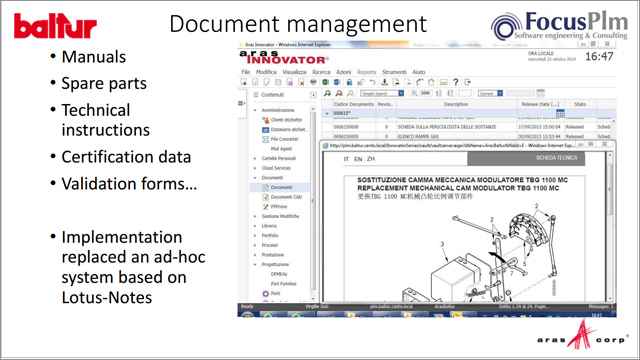 Baltur: Replacing a Legacy PDM System with Aras PLM