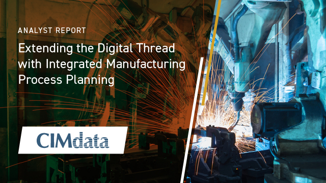 Extending digital thread manufacturing process planning
