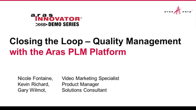 closing the loop - quality management