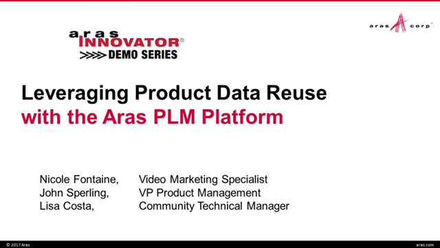 Leveraging Product Data Reuse