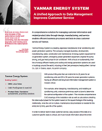 Yanmar Energy System&#39;s Unified Approach to Data Management with Aras