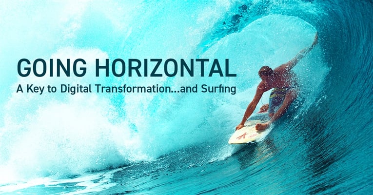 Going Horizontal: A Key to Digital Transformation . . . and Surfing