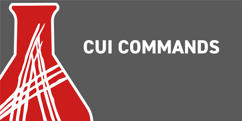 Using CUI Commands