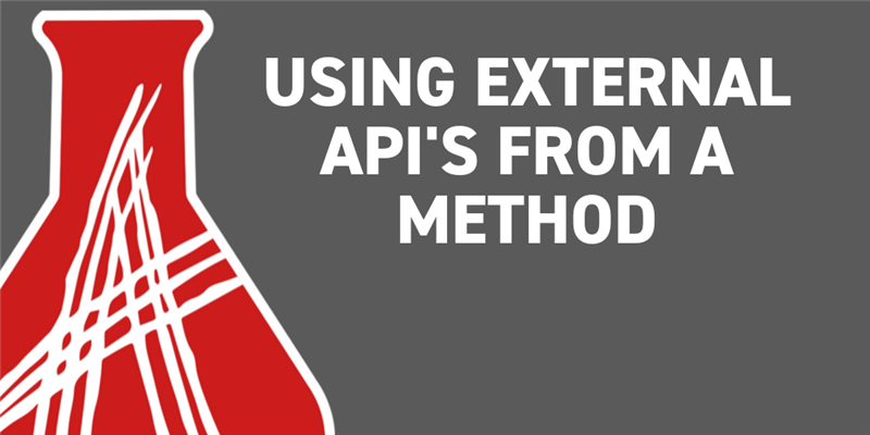 Using External APIs from a Method