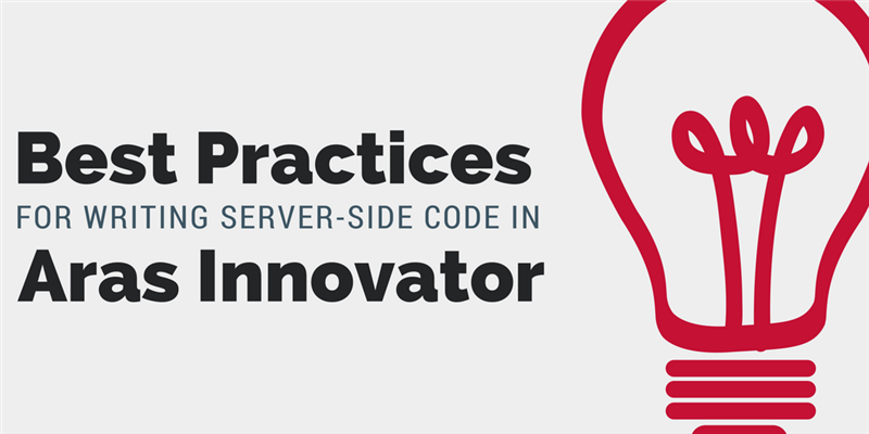 Aras Best Practices: Server-side Code