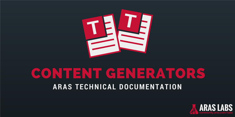 Using Content Generators in Tech Docs