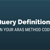 Using Query Definitions in Your Method Code