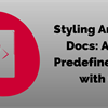 Styling Aras Tech Docs: Adding Predefined Titles with CSS
