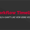Display a Workflow As a Timeline Using Vis.js