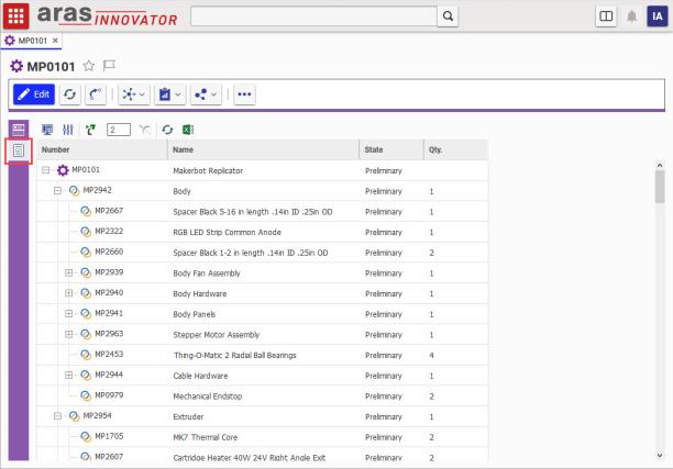 Item View Sidebar