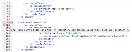 Standard XML Schema