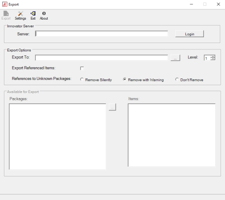 Export Tool