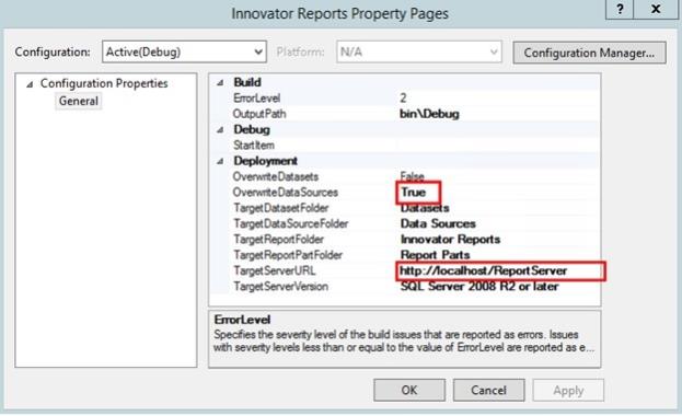 Configure Project Properties