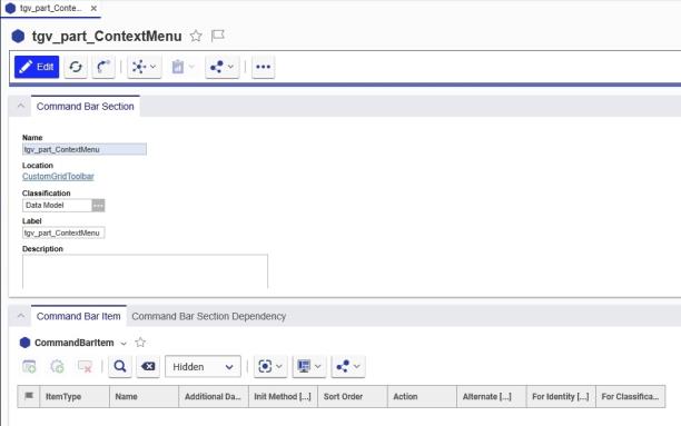 Configuring a Context Menu