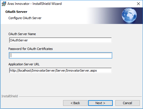 Installing Separate OAuth Server
