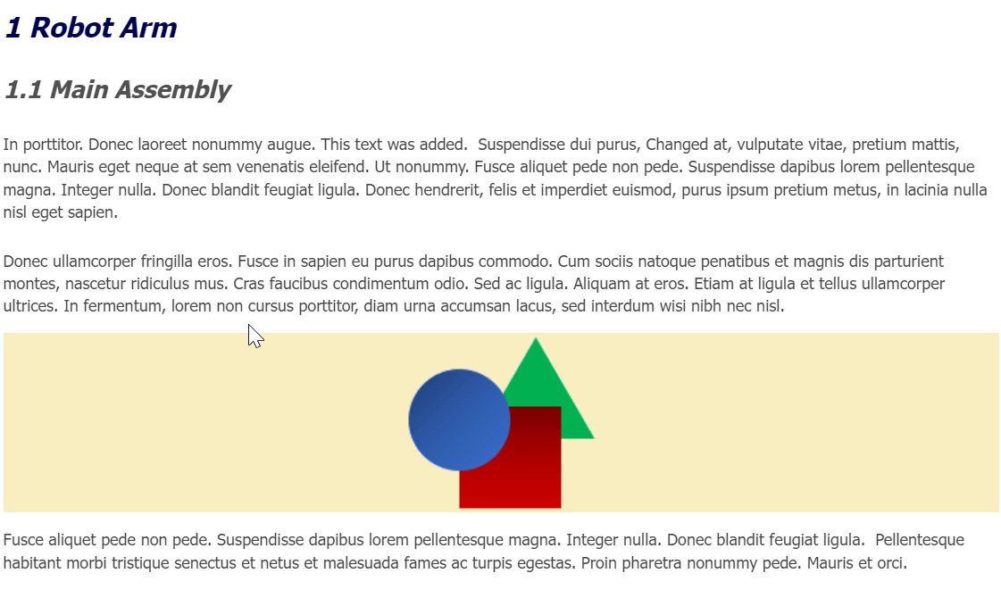 Adding Document Elements