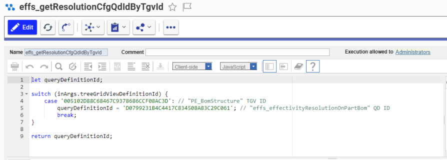 Understanding Query Definitions for Effectivity Resolution