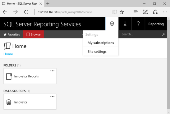 Adding Reporting Services User and Role