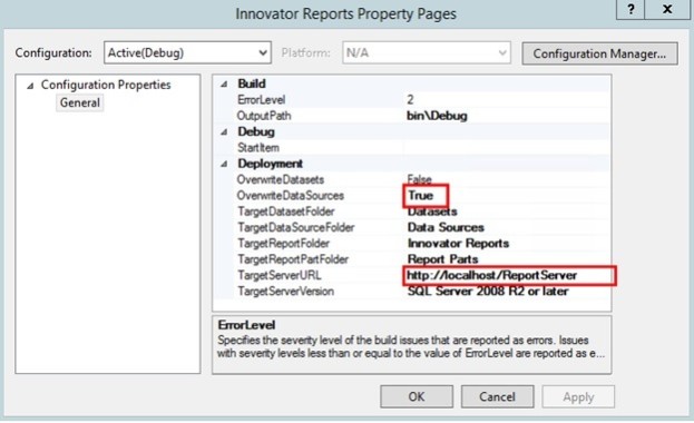 Configure Project Properties