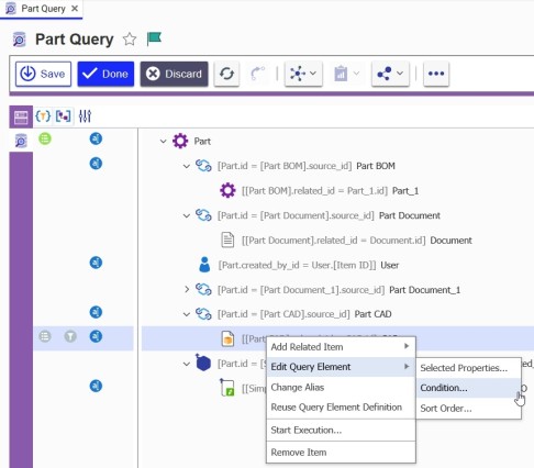 Adding Search Conditions
