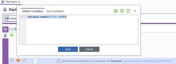Adding Search Conditions