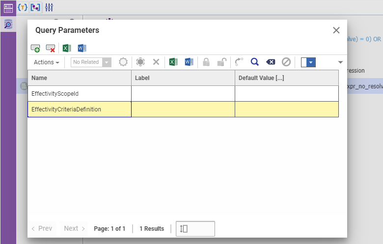 Configuring Effectivity Resolution