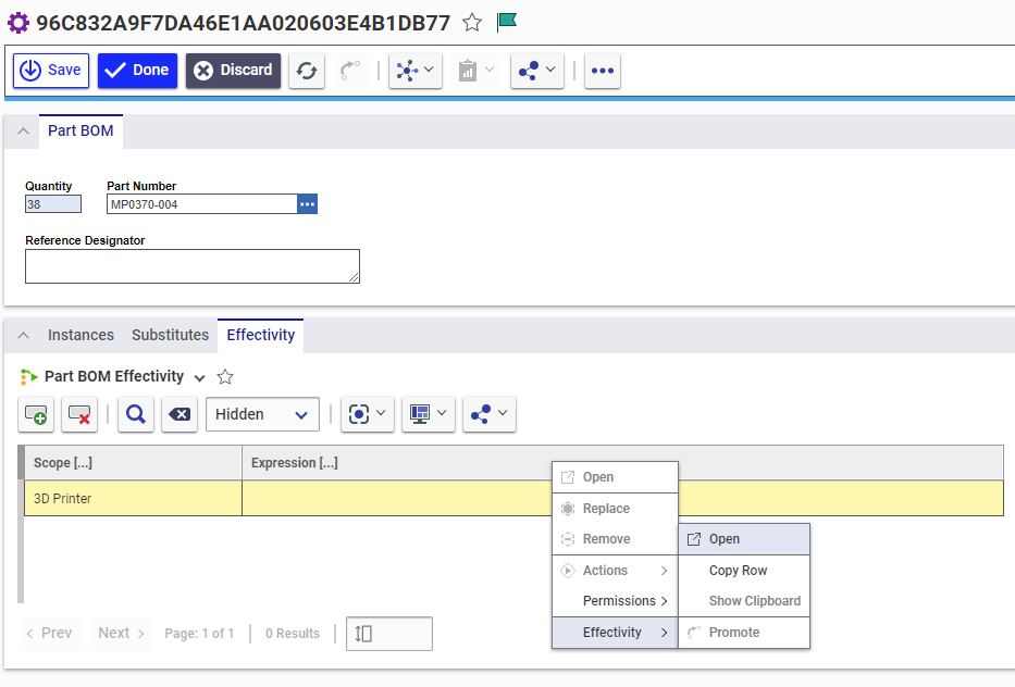 Configuring Effectivity Resolution