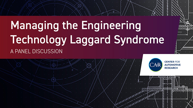 Managing the Engineering Technology Laggard Syndrome
