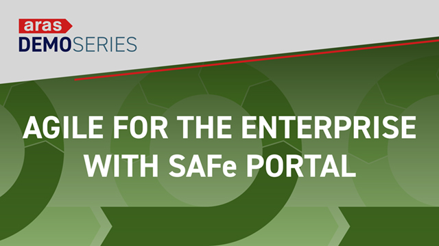 agile for the enterprise with safe portal