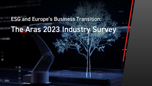 ESG and Europe’s Business Transition: The Aras 2023 Industry Survey