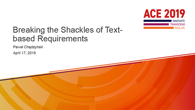 Breaking the shackles of text-based requirements