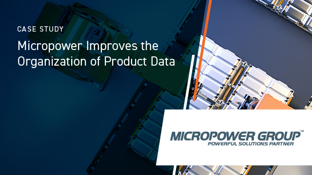 Micropower Improves the Organization of Product Data