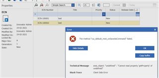 The method "cui_default_mwt_onSaveAsCommand" failed.